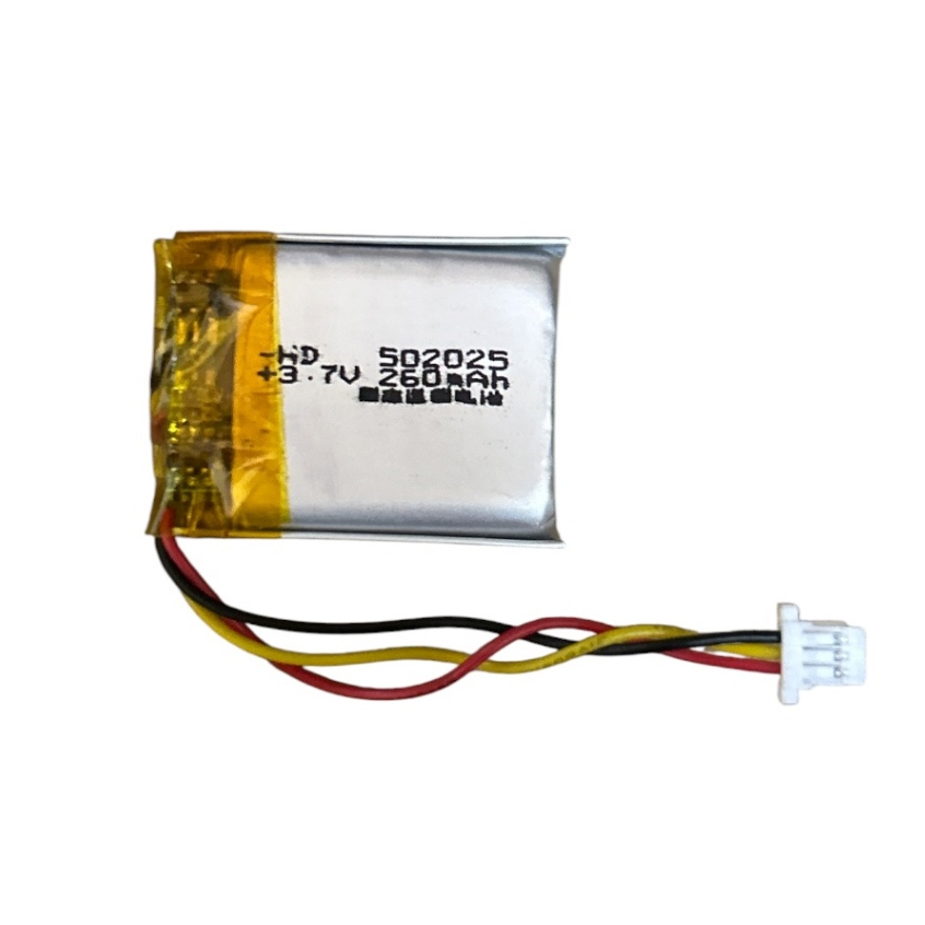 502025 260mAh ปลักเสียบ sh1.0 แบบ3pin สำหรับเม้าส์ไร้สาย