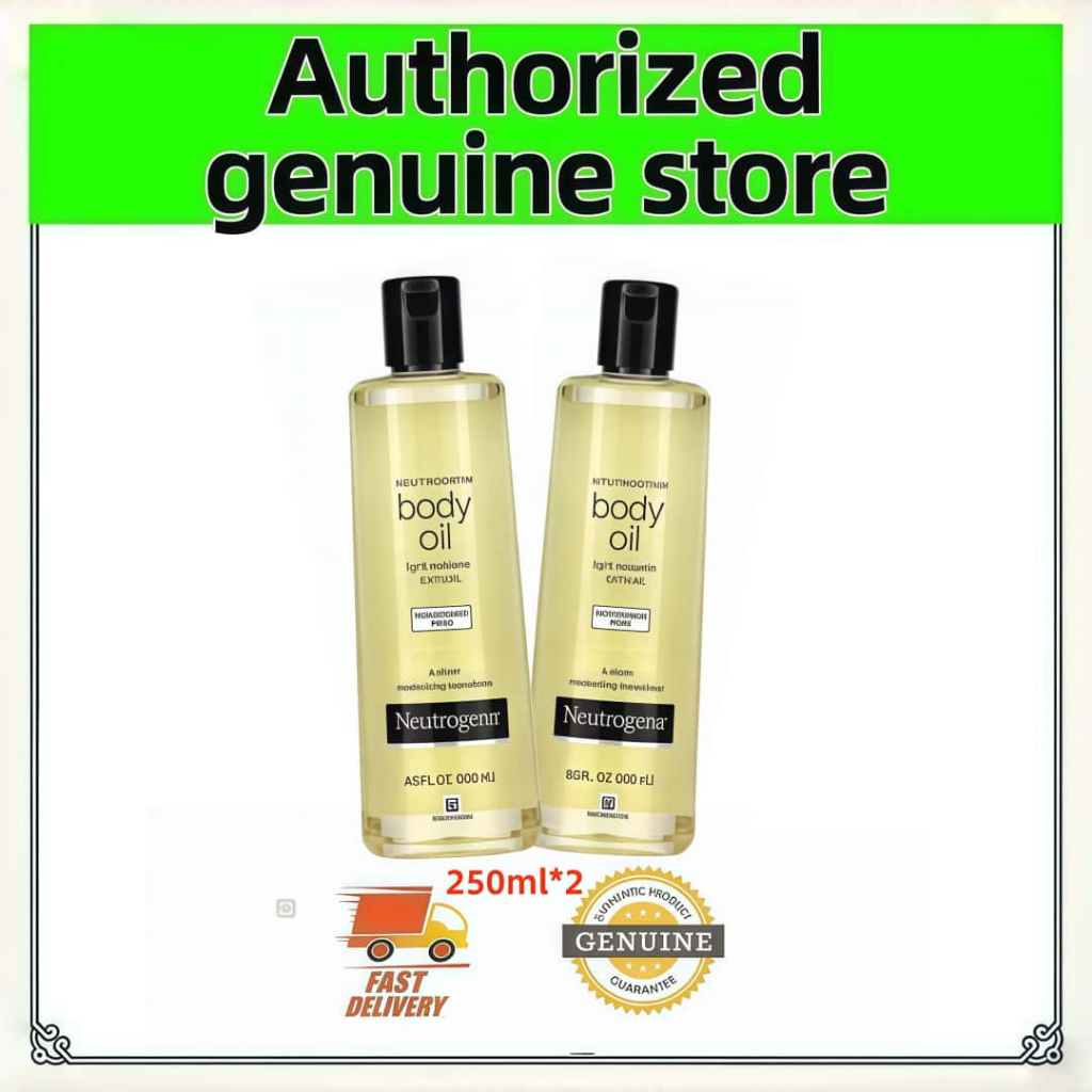 【ของแท้จากแบรนด์】Neutrogena Body Oil Light Sesame Neutrogena Body Oil 250ml