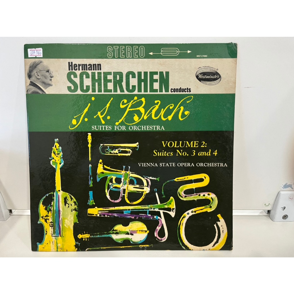 1LP Vinyl Records แผ่นเสียงไวนิล  J.S. Bach Suites for Orchestra Volume 2: Suites No. 3 and 4  (H19A