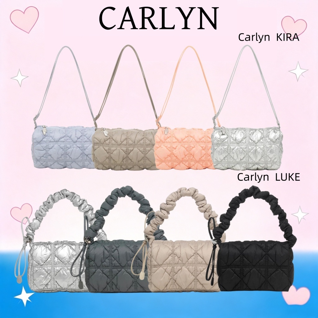 พร้อมส่ง [Carlyn Luke] แท้ 100% กระเป๋า Carlyn รุ่นฮิต นำเข้าจากเกาหลี ดีไซน์สวยเก๋ สะพายสบาย ของใหม่มือหนึ่ง(LUKC/KIRA)