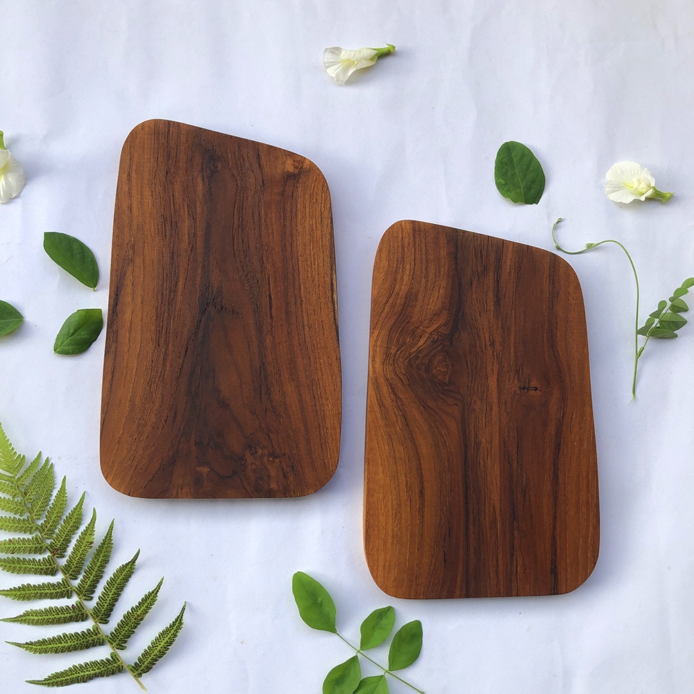 เขียงไม้สัก Teak wood cutting board
