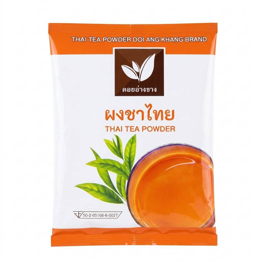 ผงชาไทยสกัดสำเร็จรูป ไม่ผสมน้ำตาล ขนาด 100 กรัม (ปรับโฉมใหม่) ตราดอยอ่างขาง