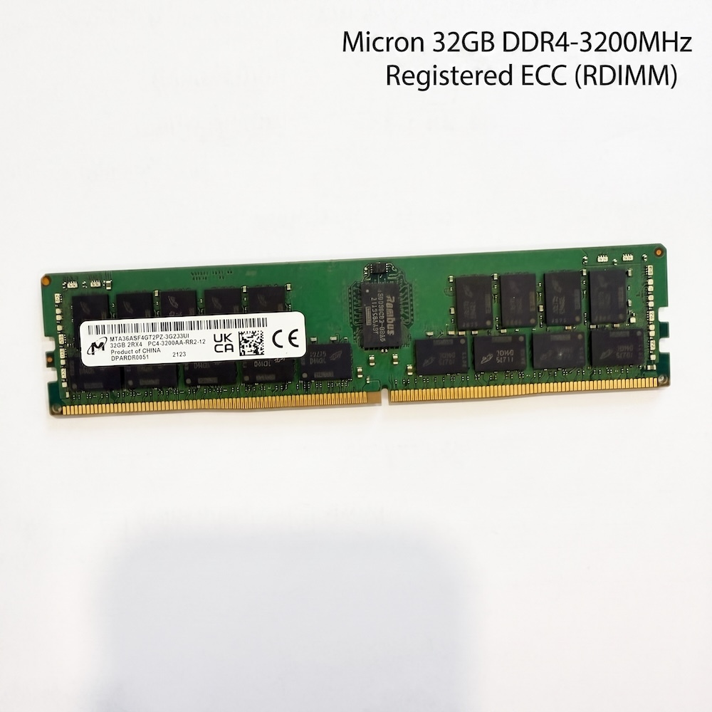 RAM Server Micron 32GB DDR4 2Rx4 PC4-3200AA-RB2-12 ประกัน 1 ปี