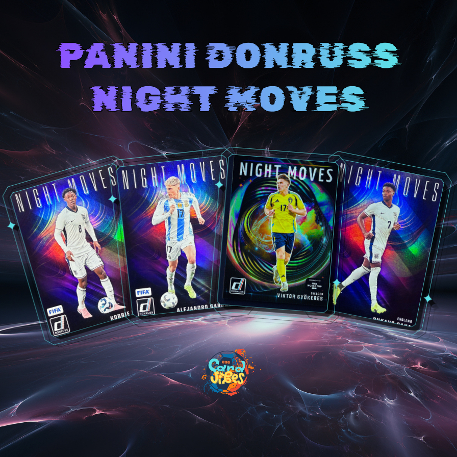 SET : PANINI DONRUSS NIGHT MOVES - GYOKERES, GARNACHO, SAKA, MAINOO