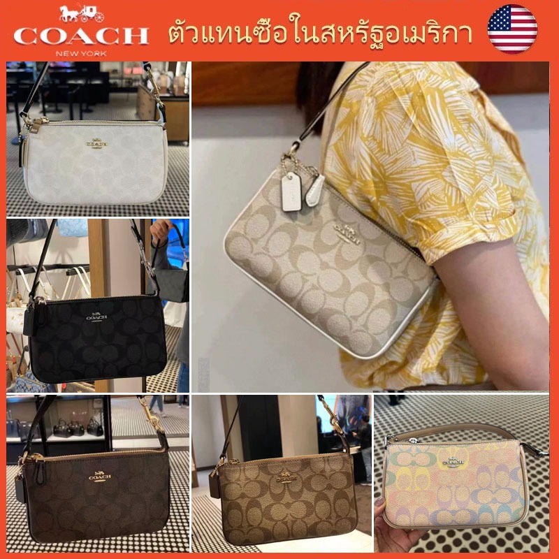 【22ตัวเลือก】 Outlets ปลอดภาษี กระเป๋าสะพายข้าง Coac h แท้ C3308 ขนาดกะทัดรัด น้ำหนักเบา ใช้งานสะดวก 