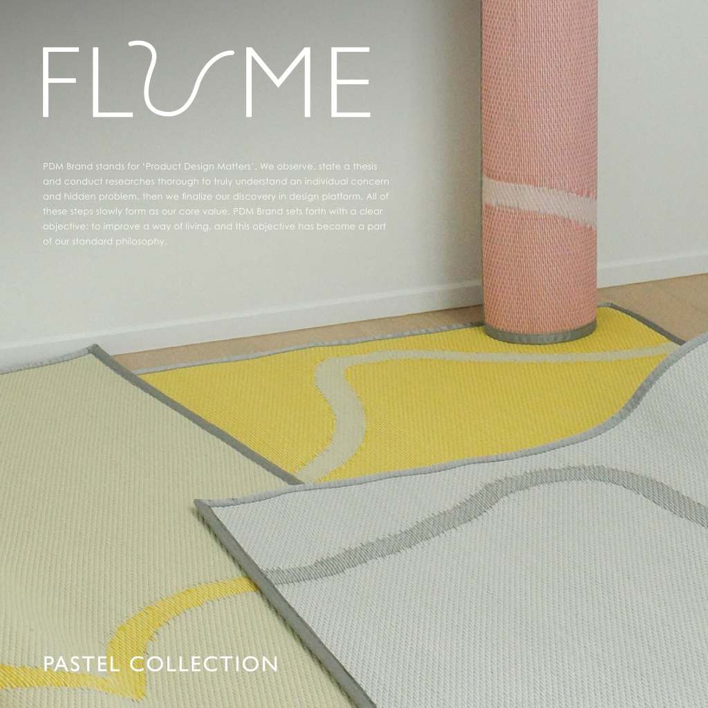 PDM เสื่ออเนกประสงค์ ลายFlume - Pastel M ขนาด 150 x 240 cm.