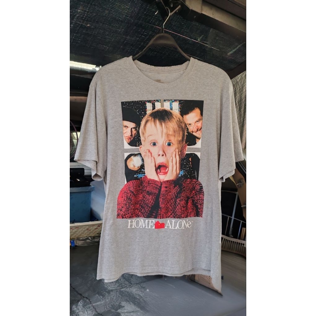 เสื้อยืดภาพยนตร์ Home Alone แท้💯 ผ้าบางนิ่ม สภาพดี