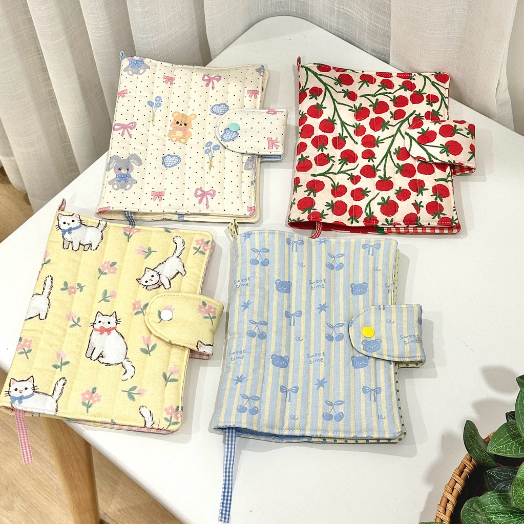 psable ♡ book cover (A5) • ปกหนังสือผ้า •ปกผ้าห่อหนังสือ