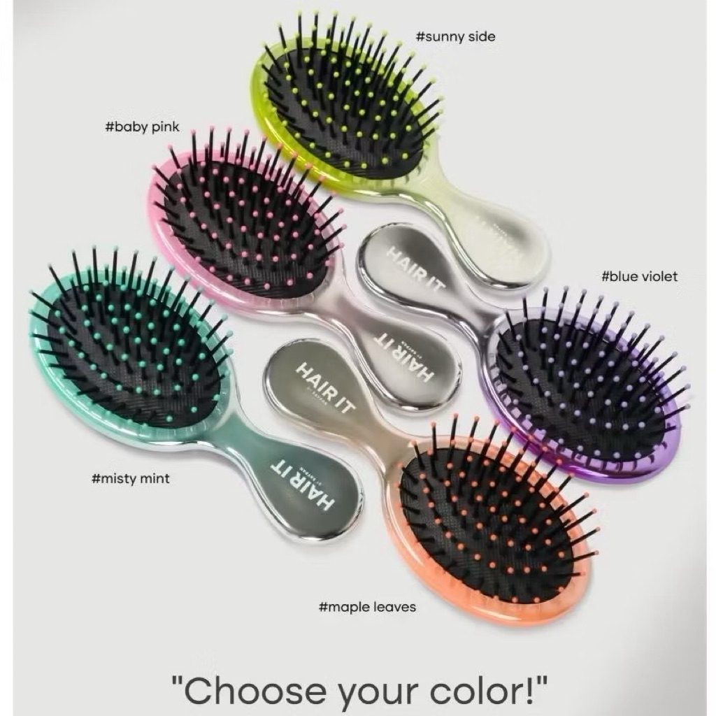 หวีหอม Hair It Fluffy Mini Hair Brush หวีสปากลิ่นหอม ผมนุ่มลื่น
