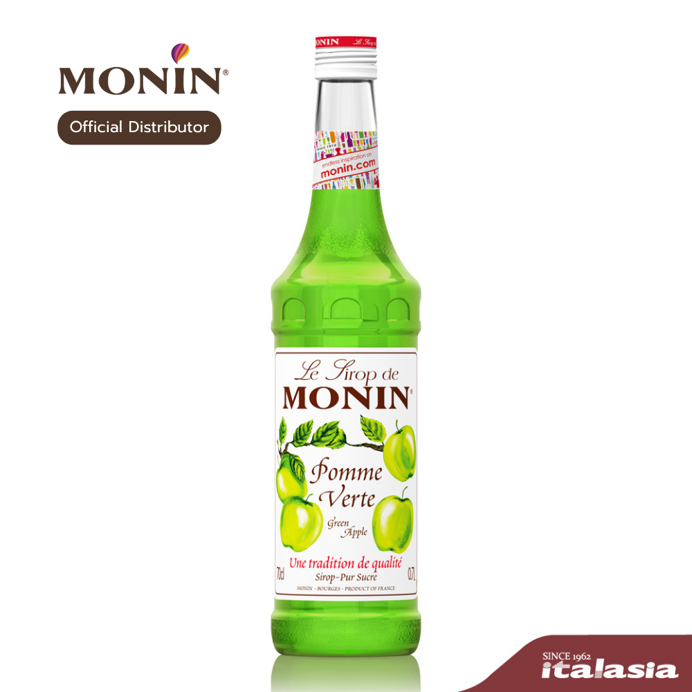MONIN Green Apple Syrup 700 ML. | โมนิน กรีน แอปเปิ้ล ไซรัป 700 มล.