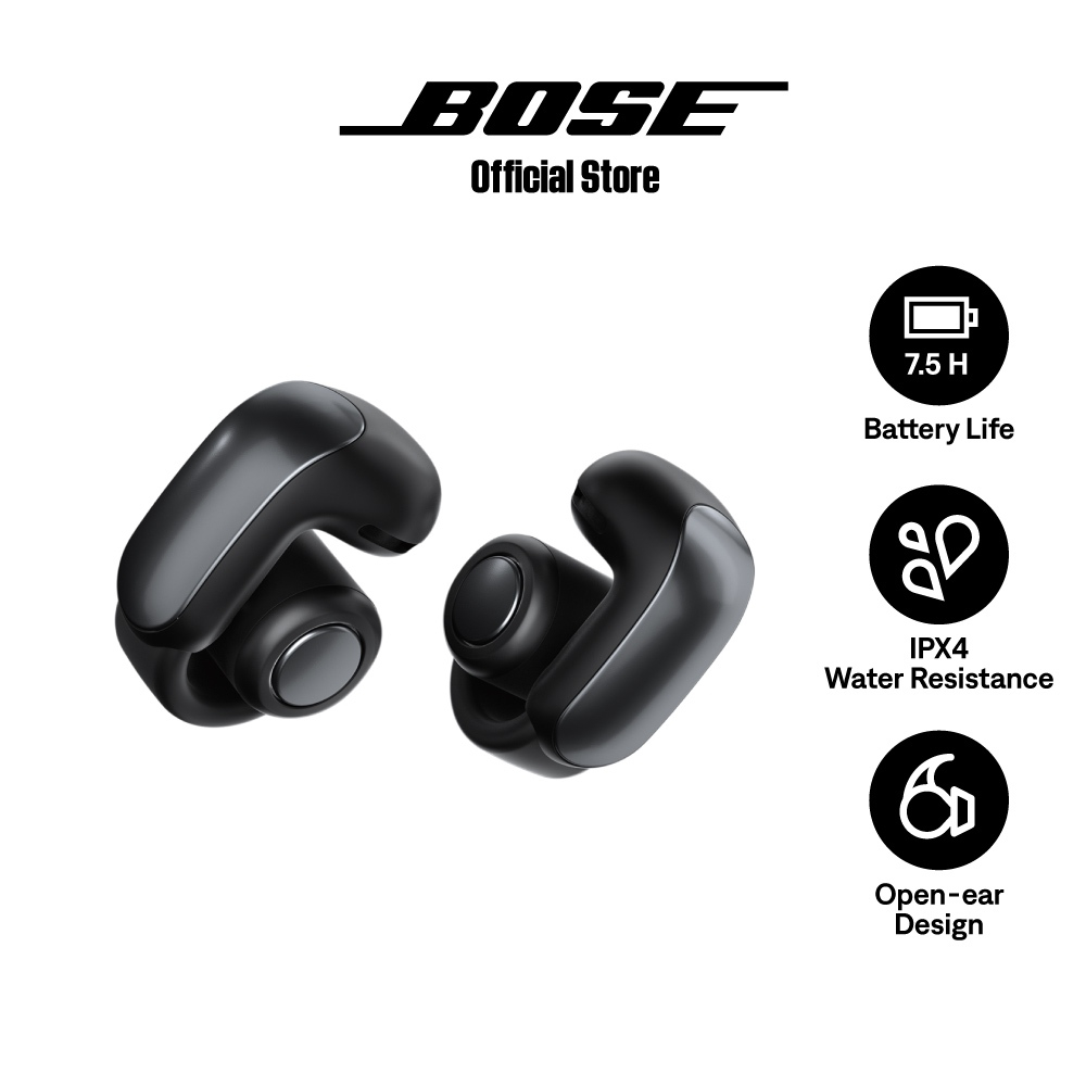 BOSE Ultra Open Earbuds | Wireless Open-Ear Bluetooth Earbuds | หูฟังบลูทูธไร้สายแบบเกาะใบหู