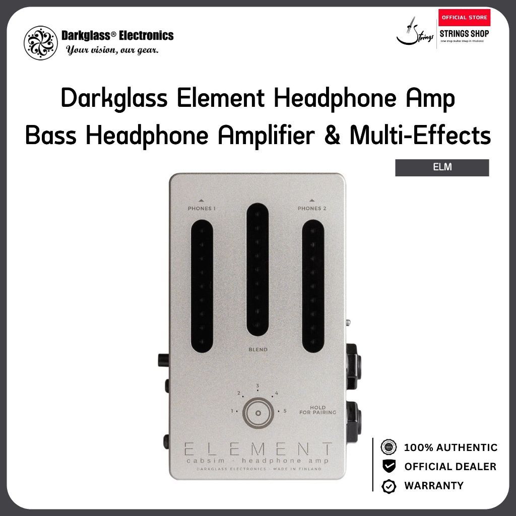 Darkglass Element Headphone Amp Bass Preamp Cab Sim หูฟังแอมป์สำหรับเบส