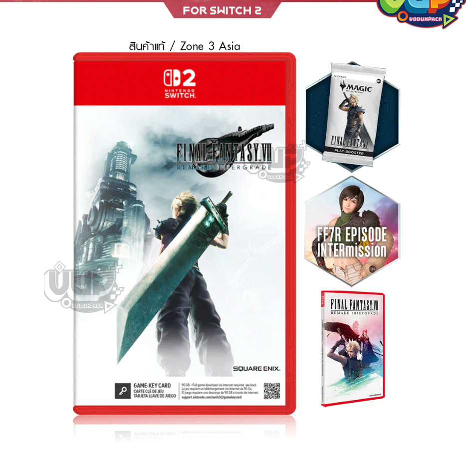 [พร้อมส่ง] Switch 2 : Final Fantasy VII Remake Intergrade Zone 3 Asia ENG [GKC] นินเทนโด้สวิช Nintendo
