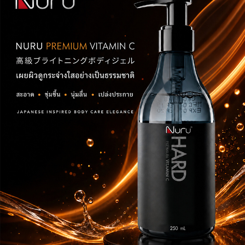 Nuru Premium Vitamin C (Hard) นูรุ พรีเมี่ยมวิตามินซี (ฮาร์ด) 250 มล.