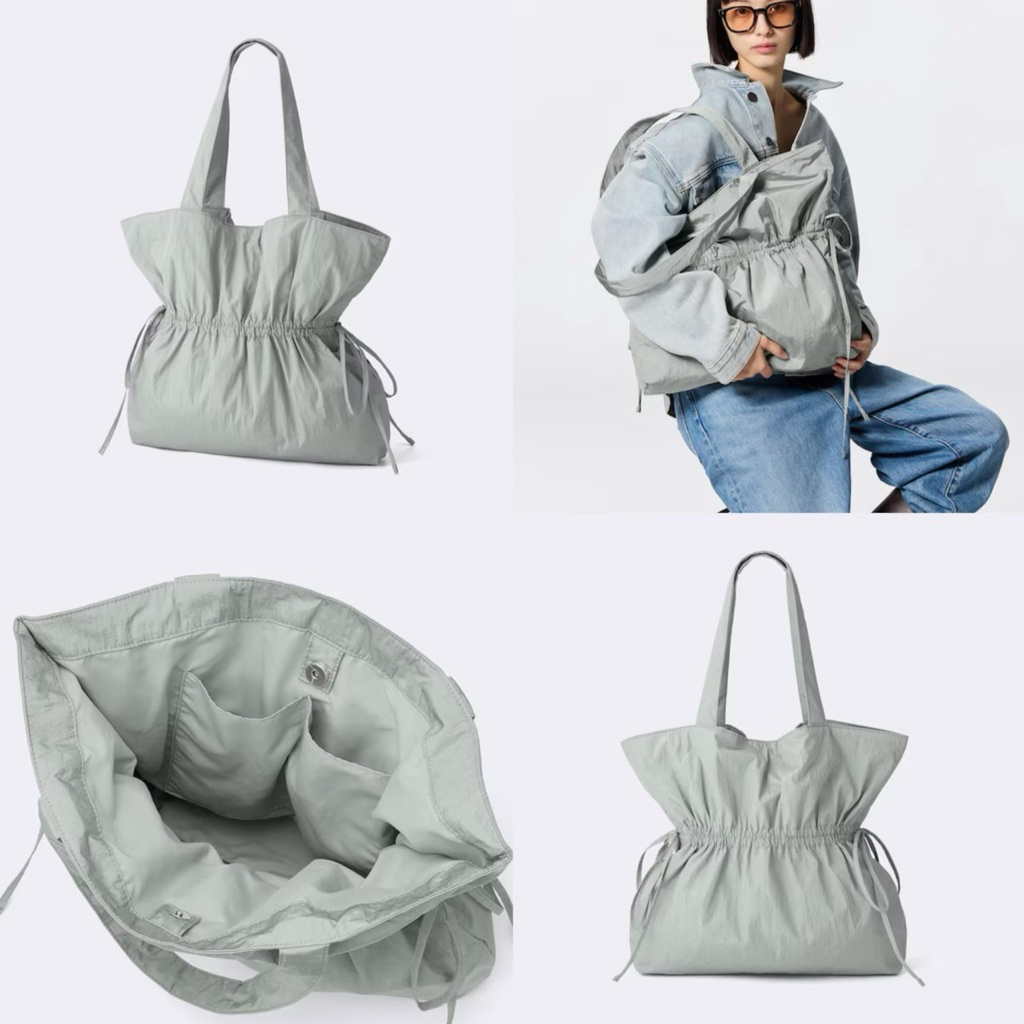 พร้อมส่ง ของแท้จากญี่ปุ่น กระเป๋า GU แบรนด์ลูก Uniqlo Gu bag