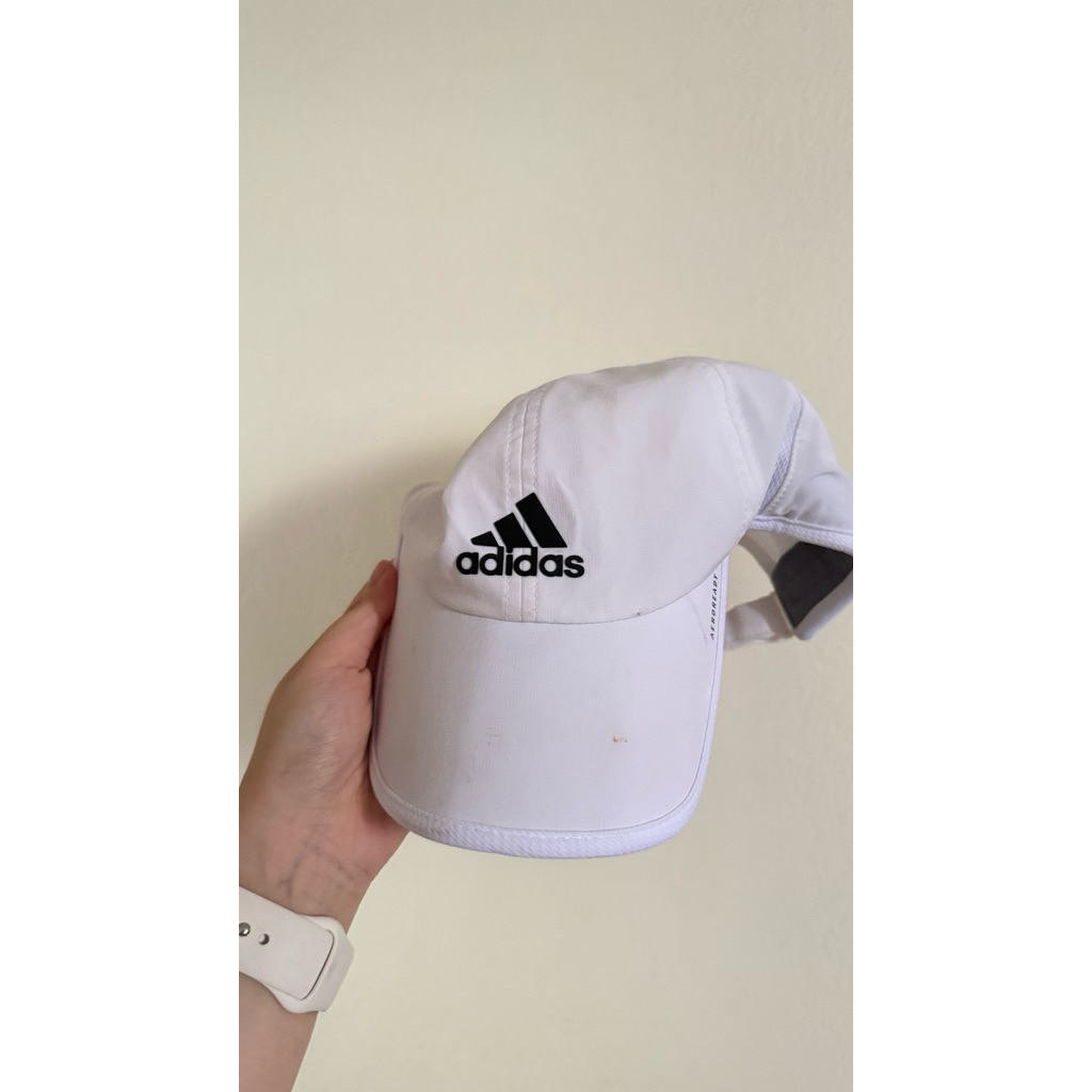 🔥(มือสองของแท้ 💯%) Adidas หมวก Classic Cap 🔥 สายด้านหลังแบบปรับขนาดได้