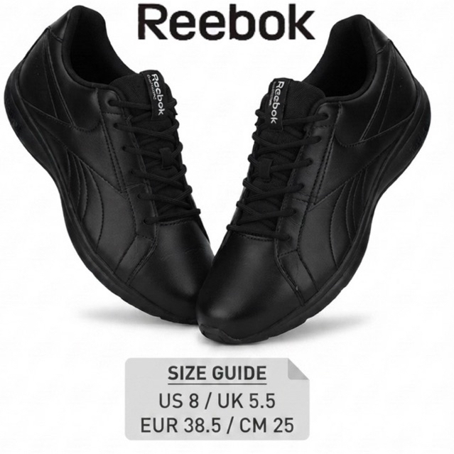 Q รองเท้า Reebok SlimTone สีดำ มือสองของแท้  รองเท้าออกกำลังกาย เพื่อสุขภาพ  มือสอง มีตำหนิพื้นเปิดล