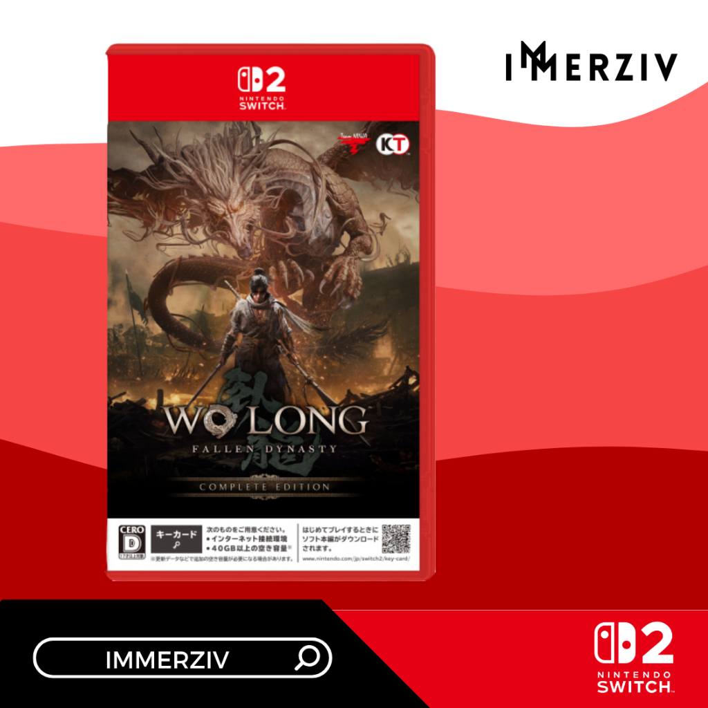 (RE-STOCK 1 OCT 2026) SWITCH-2 WO LONG: FALLEN DYNASTY COMPLETE EDITION (R2/JP) (GAME) (ENG)