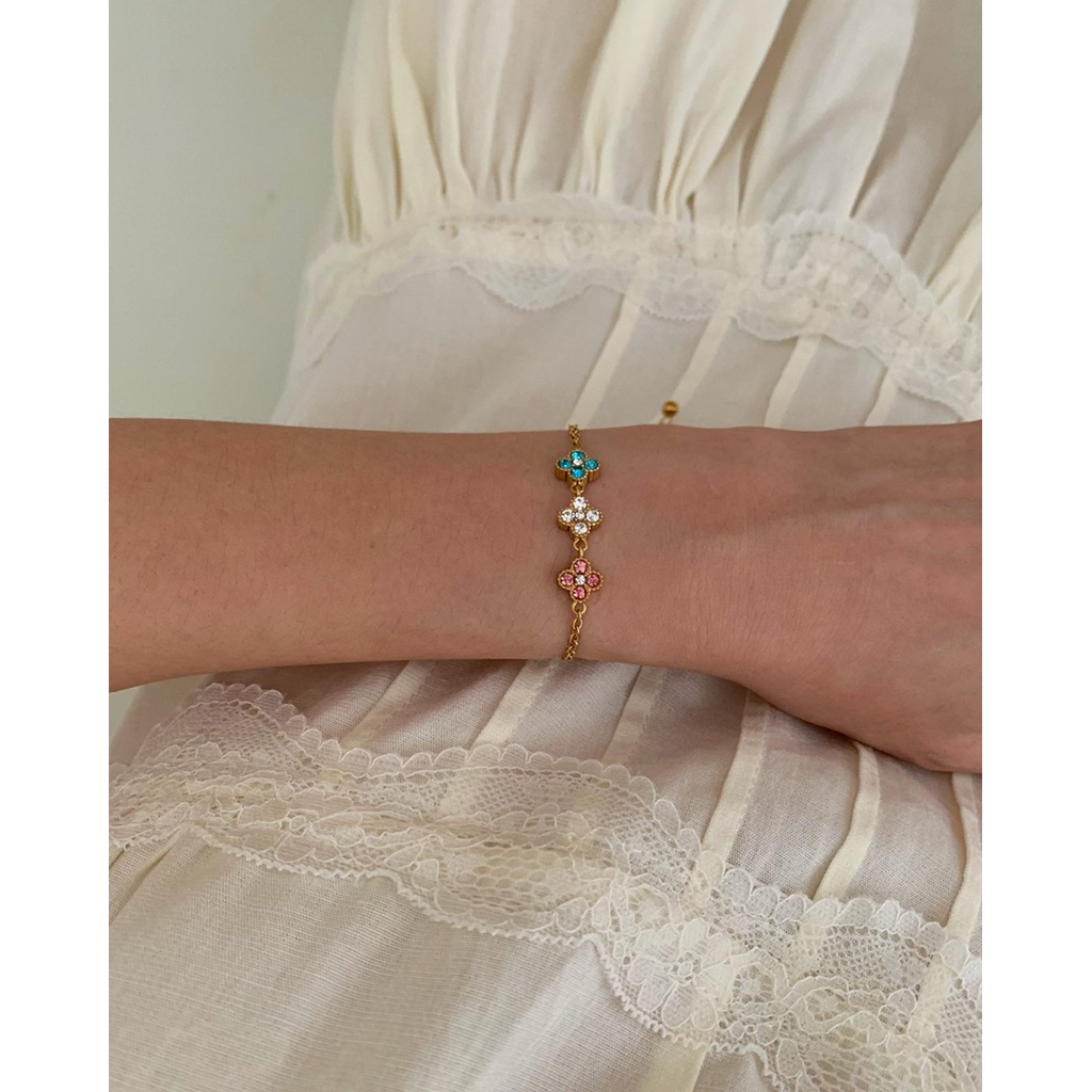สร้อยกันน้ำ ไม่ลอกไม่ดำ HER OBJECTIVE_HER NENE BRACELET