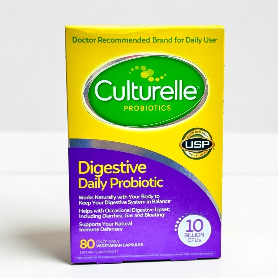 Culturelle Digestive Health Probiotic, 80 แคปซูลมังสวิรัติ
