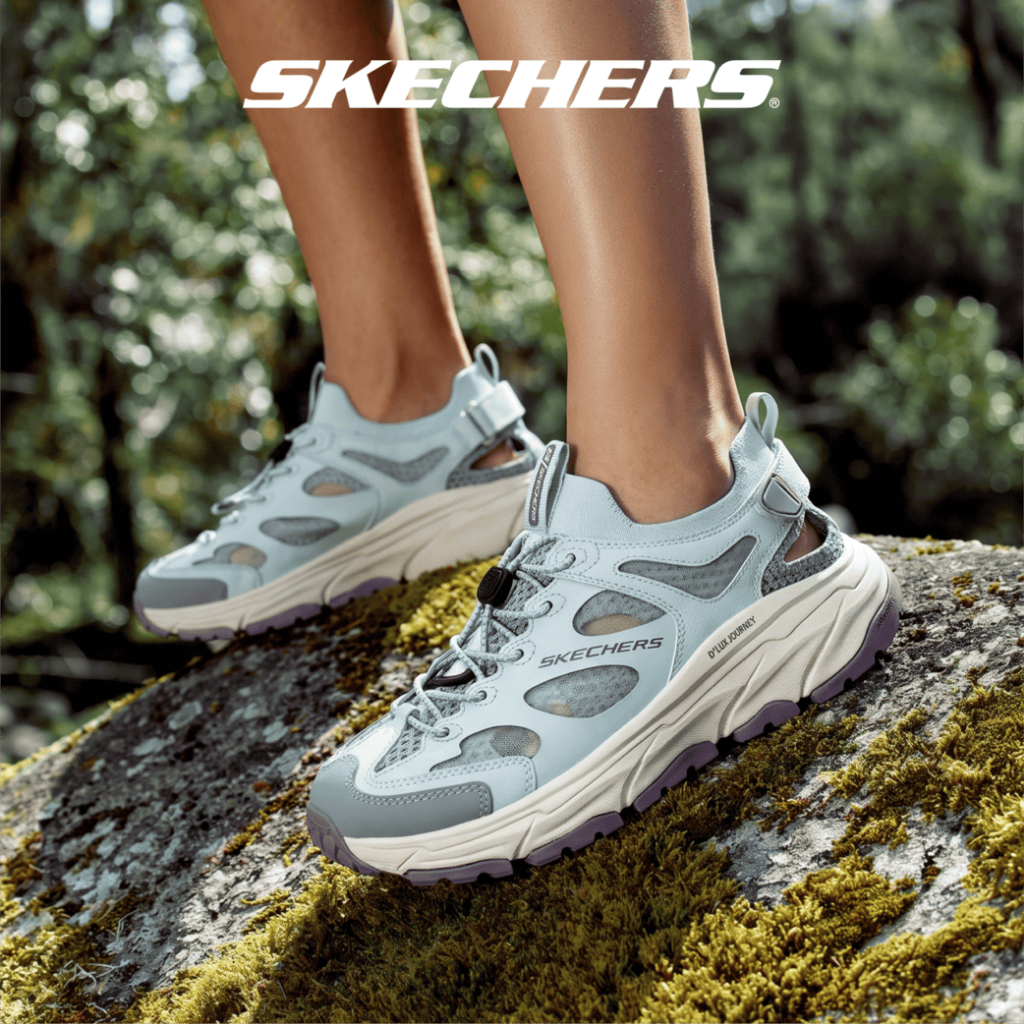Skechers สเก็ตเชอร์ส รองเท้าเทรลผู้หญิง Women Outdoor D'Lux Journey Rebel Creek Trail Shoes - 180217