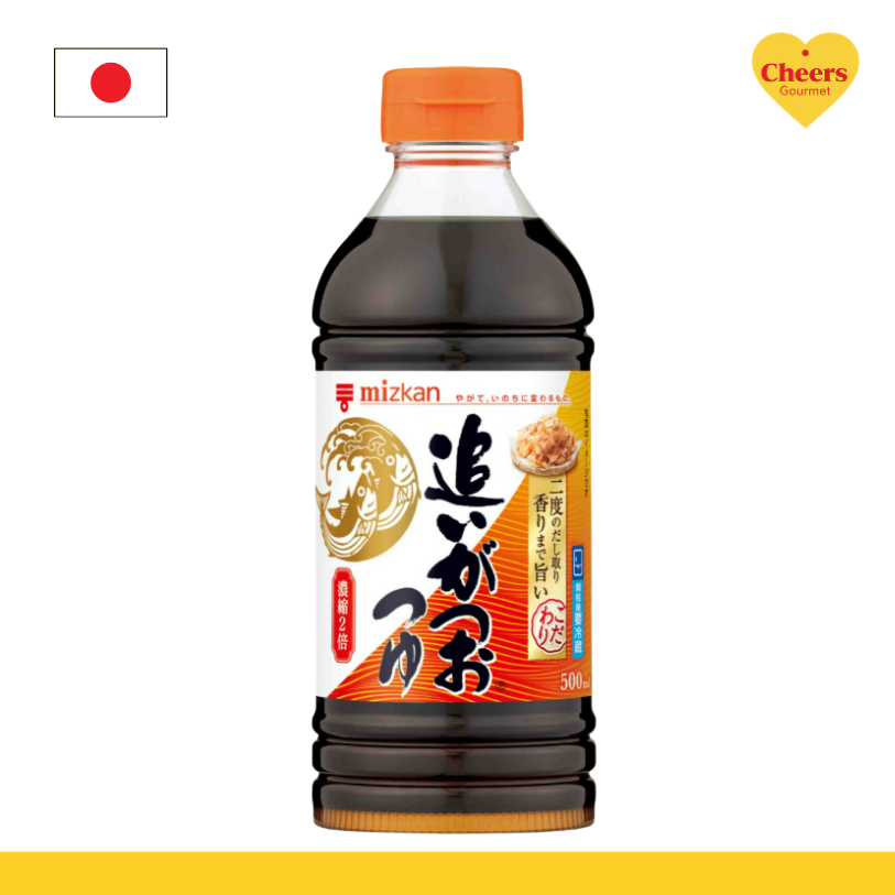 Mizkan Oigatsuo Tsuyu Japanese Soup l น้ำซุปปลาโอญี่ปุ่น 500ml.