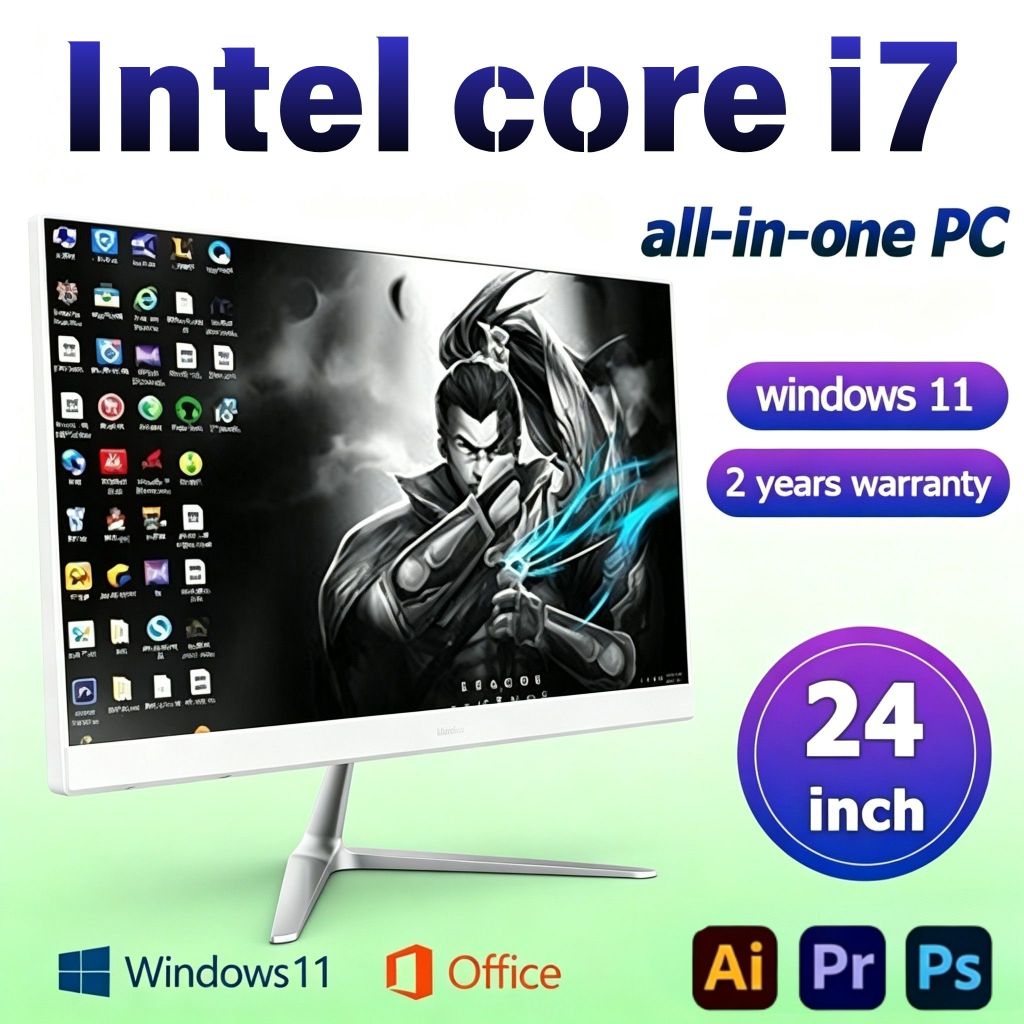 【ในสต็อก】 Intel Core i7-4700MQ All In One PC, สำนักงาน / ออกแบบ / เกม, แป้นพิมพ์ + เมาส์ฟรี, หน่วยคว