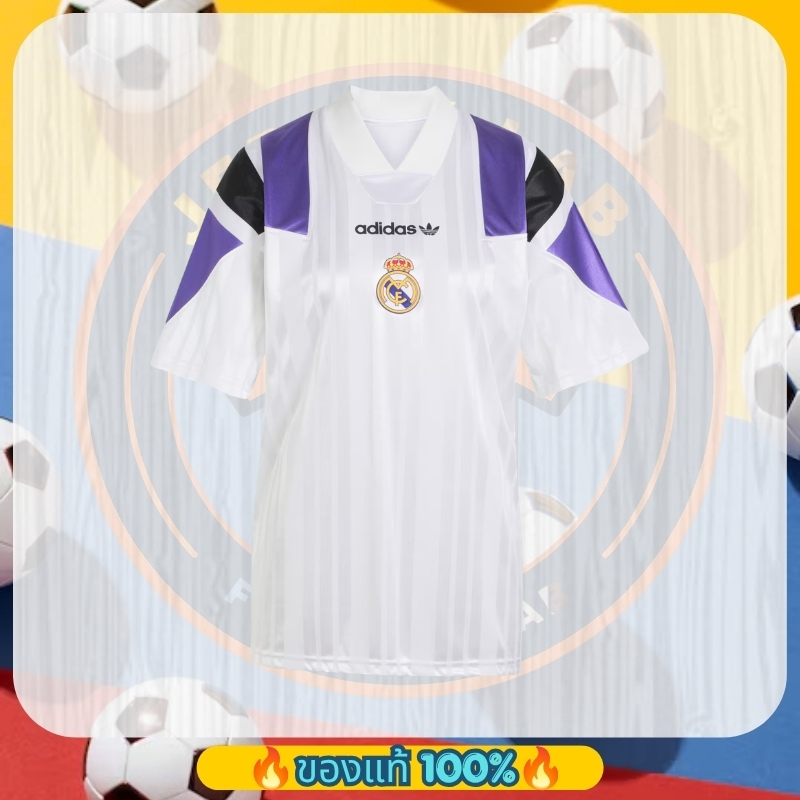 🔥ของแท้ 100%🔥 Real Madrid EQT Jersey เสื้อฟุตบอล