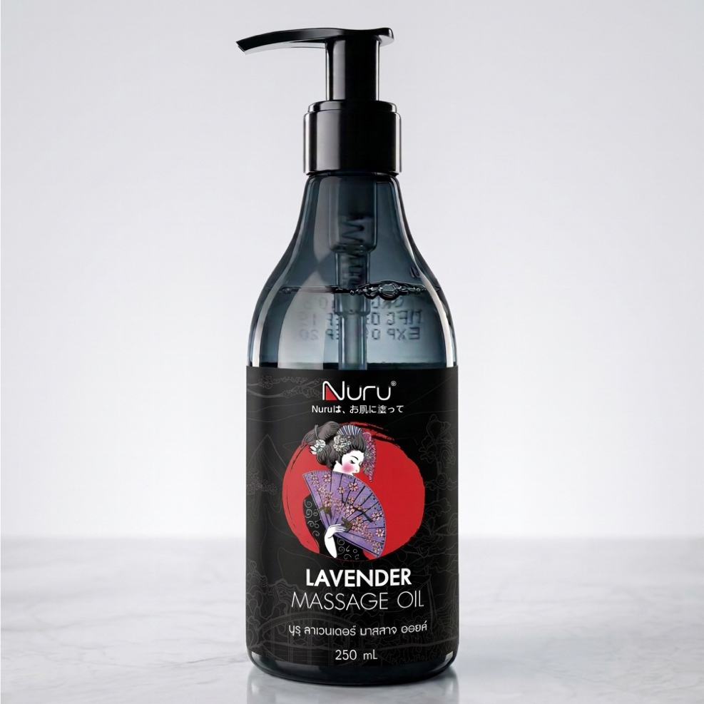 Nuru Lavender Massage Oil 250 ml.