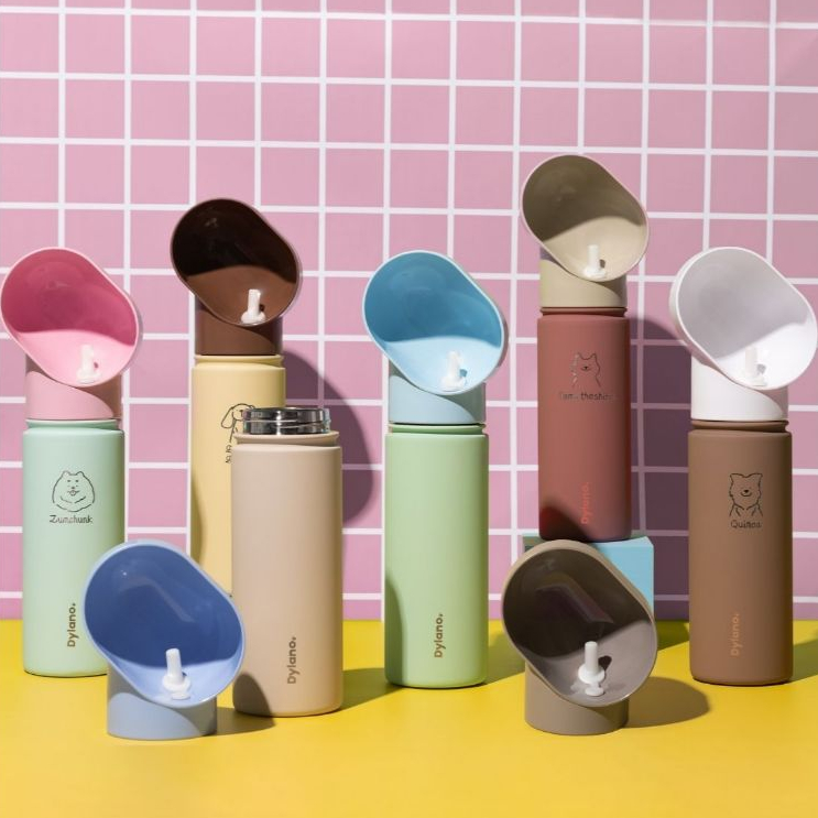 กระบอกน้ำเก็บความเย็นแบบพร้อมดื่มสำหรับสัตว์เลี้ยง Dylano Ready-to-Sip Cooling Pet Tumbler