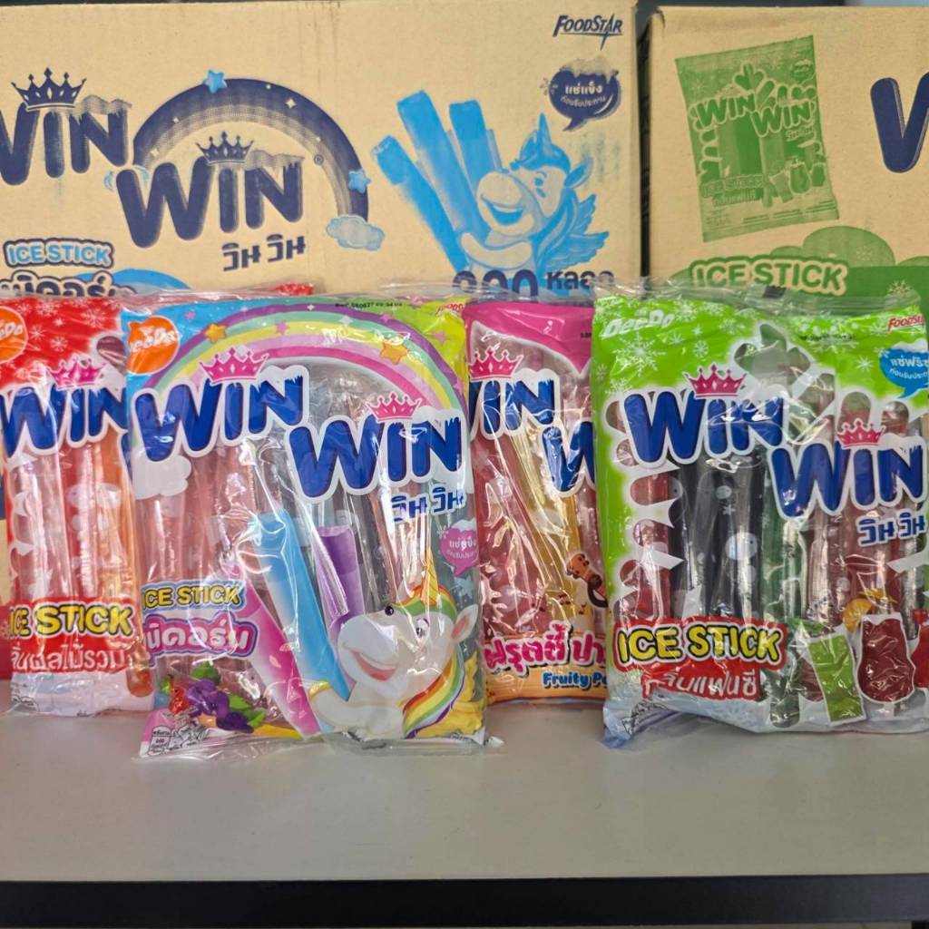 Win Win ดีโด้หลอด น้ำหวานหลอด Deedo Ice Stick