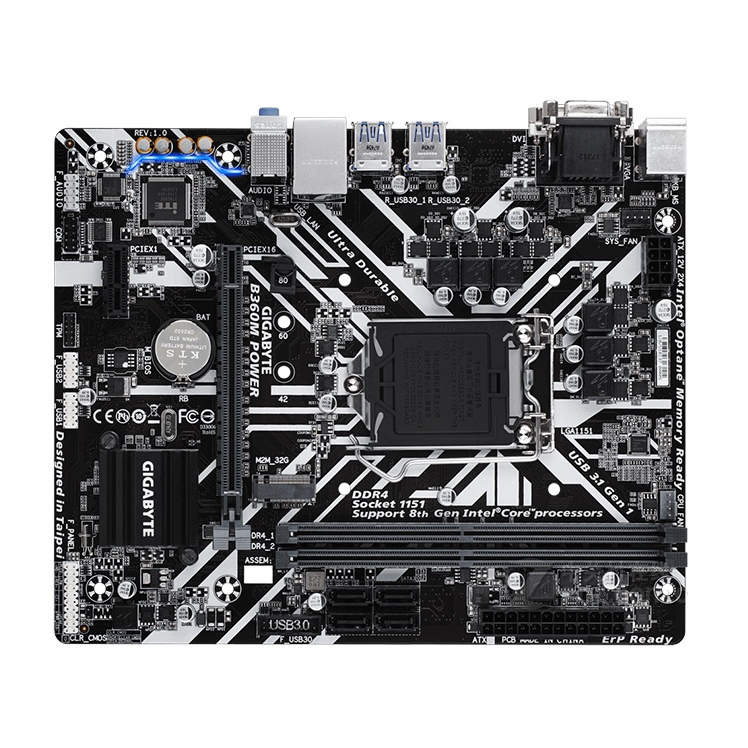 GA B360M POWER คอมพิวเตอร์ เมนบอร์ด Mainboards LGA1151
