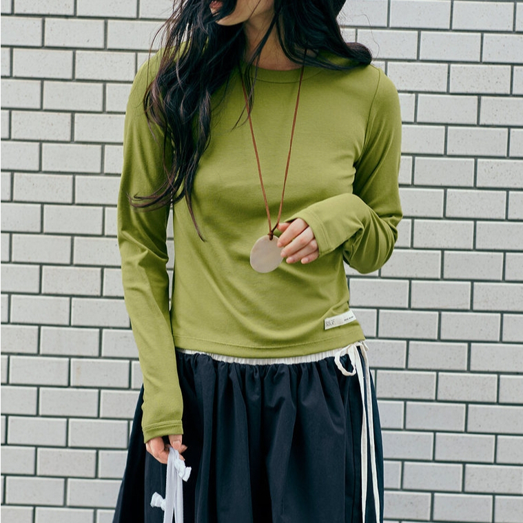 Girlfriend Comfort - Emma Long Sleeve Tee - เสื้อแขนยาว (มี 7 สีให้เลือก)