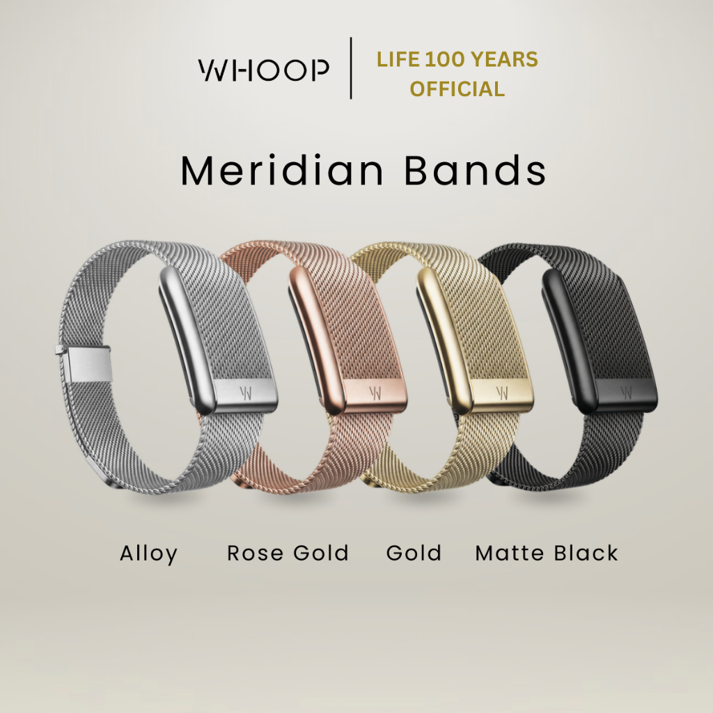 [พร้อมส่ง] WHOOP Meridian Band – สายข้อมือดีไซน์พรีเมียม สำหรับ WHOOP 5.0 / MG