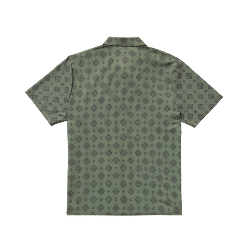 Volcom เสื้อเชิ้ตแขนสั้นสำหรับผู้ชาย Mens Ridgestone Short Sleeve Shirt 252 A0412400-LTO — صورة 2