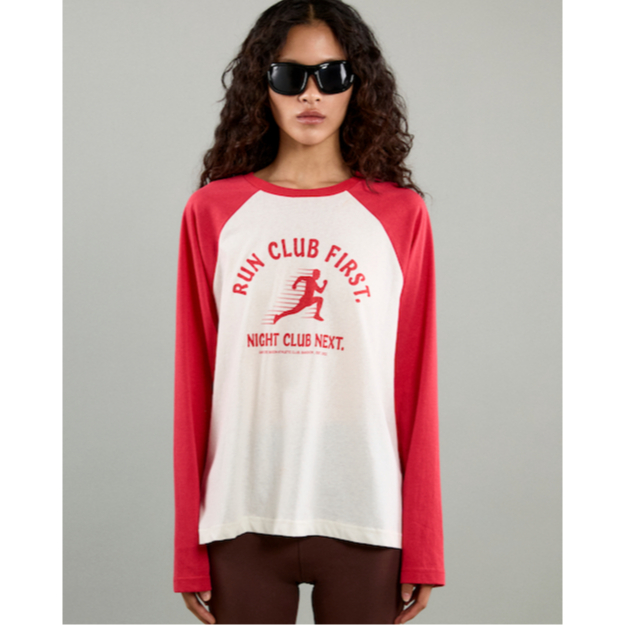 AMR DE SAISON ( AIMER ) - AMR Run Club Raglan Long Sleeve T-Shirt (PRE-ORDER)