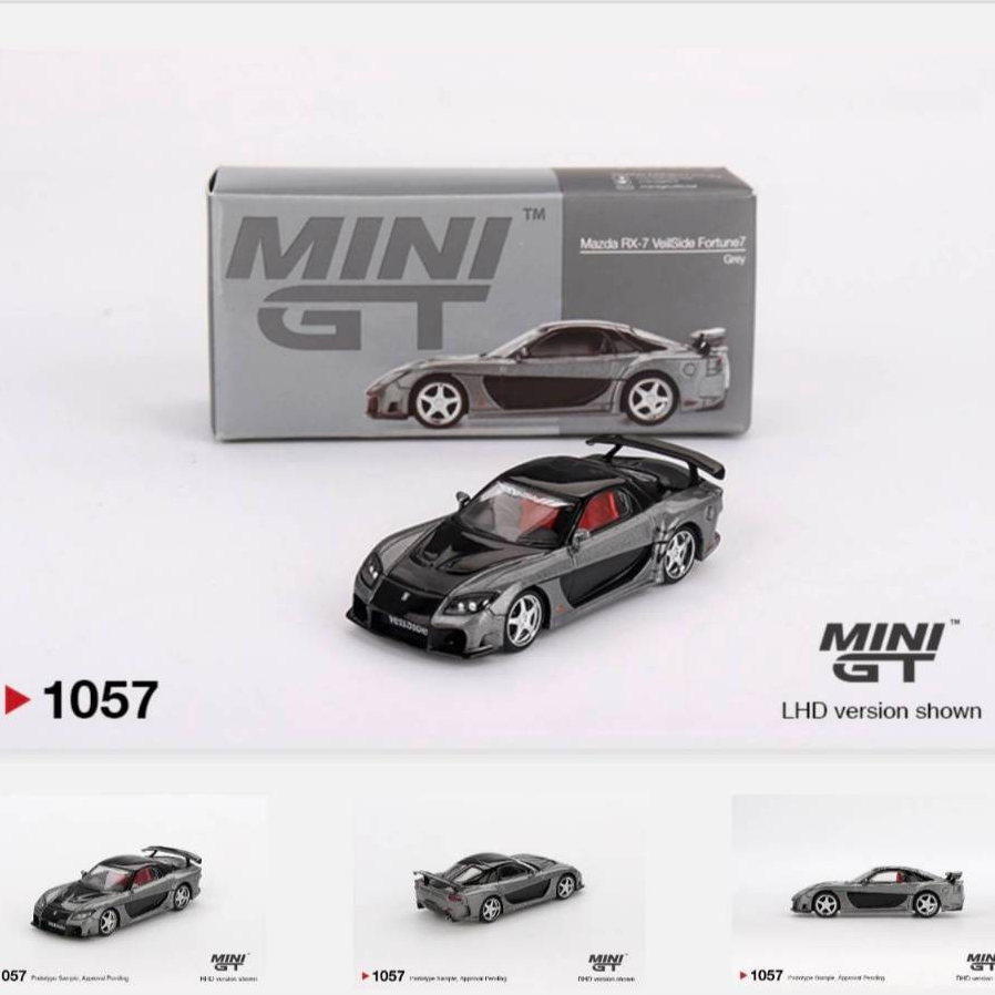 Mini GT No.1057 Mazda RX-7 *VeilSide Fortune7* #Grey #2F2F #JDM