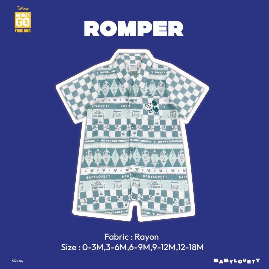 [Babylovett] 08 (V8) Mickey Sawasdee - Romper
