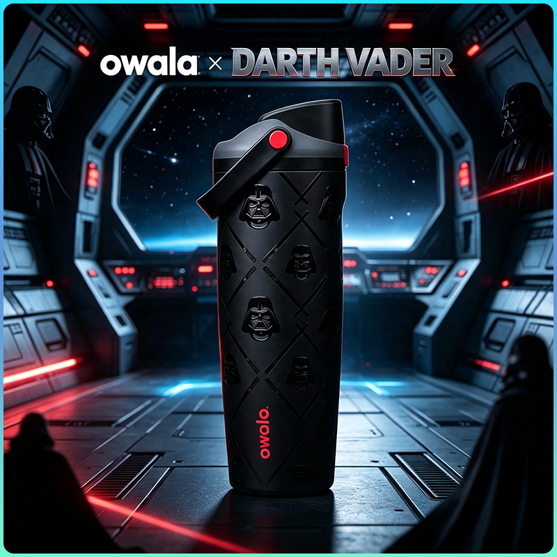 owala FreeSip Sway Darth Vader ขวดน้ำเก็บอุณหภูมิ โอวาล่า ความจุ 30oz วัสดุสแตนเลส 304 BPA Free