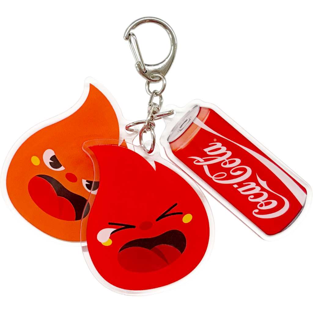 [GWP] หมึกกรุบ Key chain x Coca-Cola