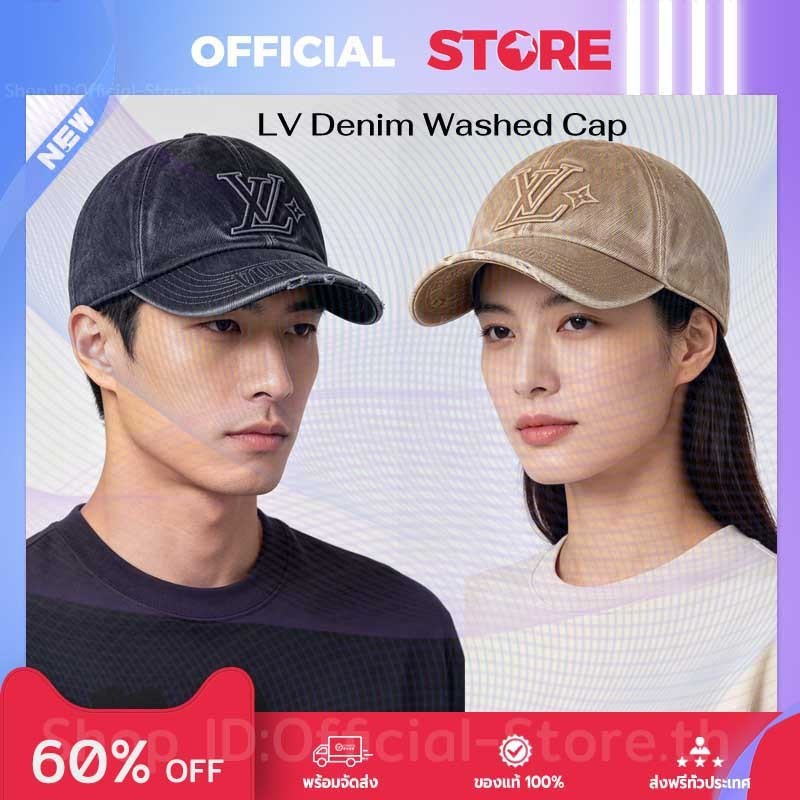 คอตตอน 100%loยูisvวีuiton🧢ดีไซน์คลาสสิก หมวกเบสบอล LV2026 หมวกแก๊ป ยูนิเซ็กส์ สำหรับทุกเพศ Fashion B