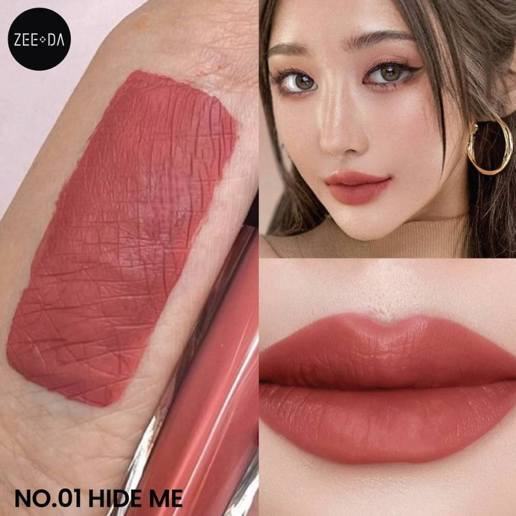 zeeda lip matte #01 hide me