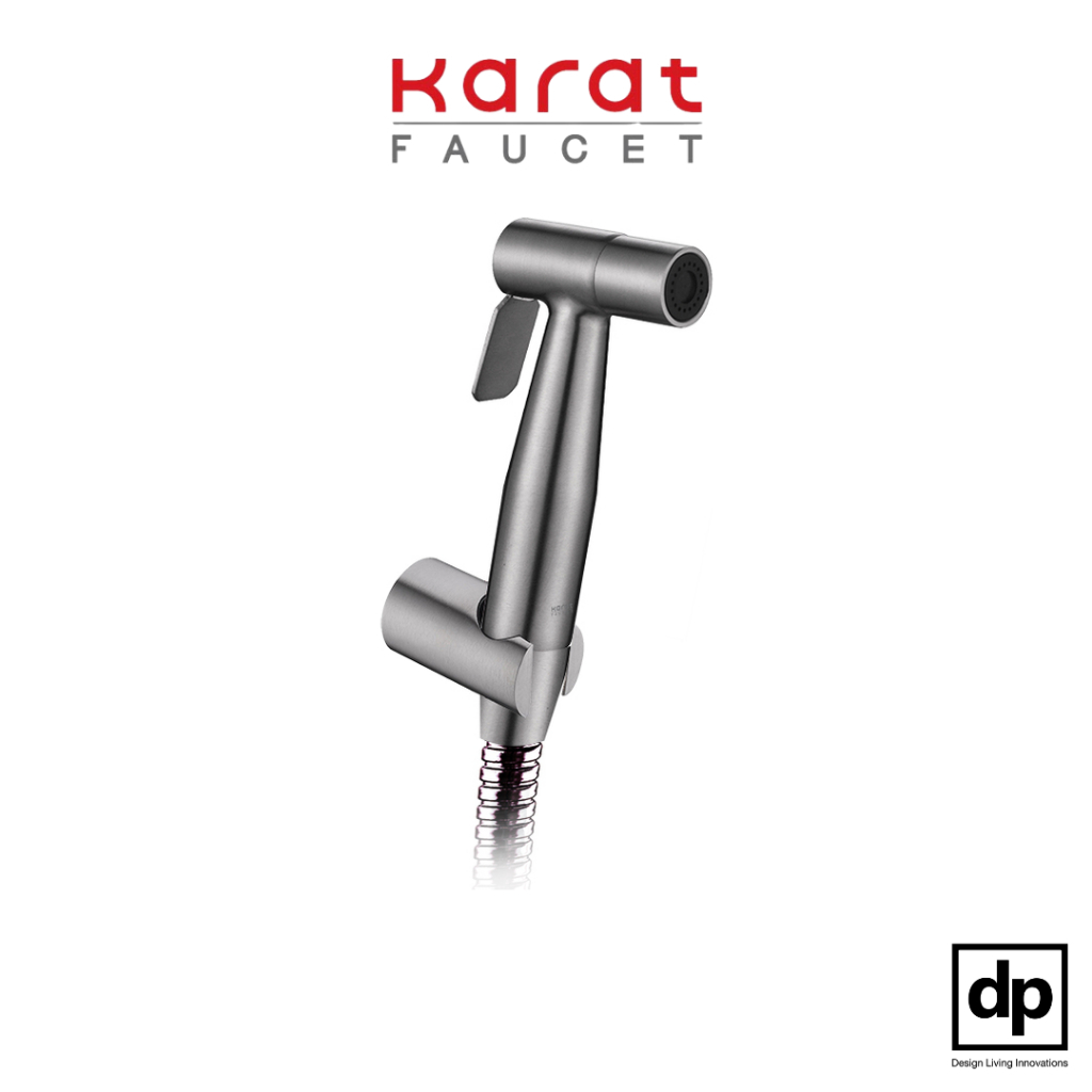 KARAT FAUCET ชุดฉีดชำระ สแตนเลส 304 พร้อมสาย 120 ซม. และขอแขวน KA-04-361-63 ของแท้