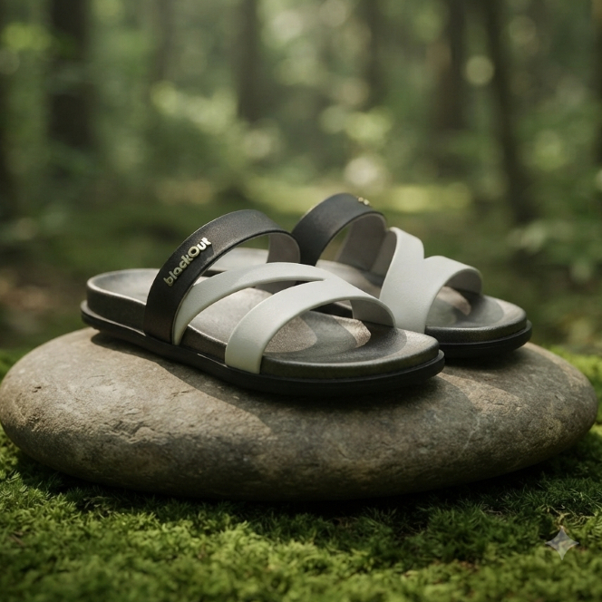 BlackOut شبشب مطاطي مانع للانزلاق Comfy2Tone — صورة 5
