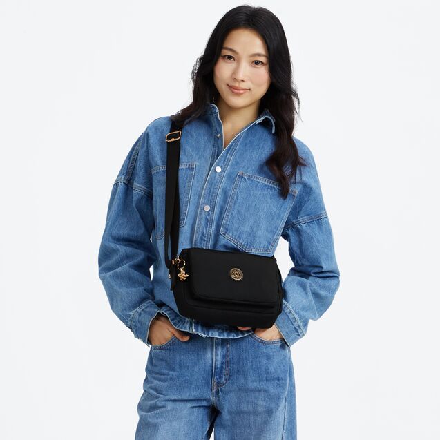 กระเป๋า KIPLING รุ่น ABANU M  Blush Gold Black