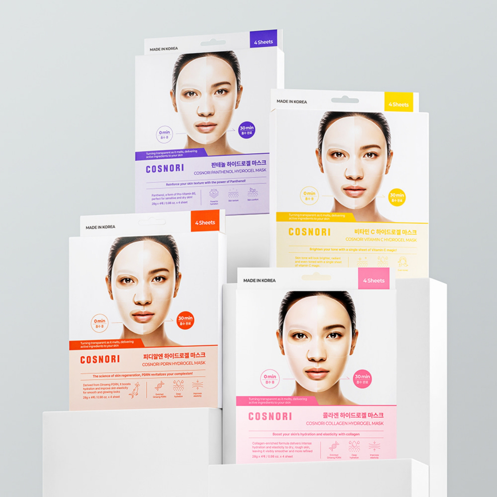 [มาสก์ไฮโดรเจล 3 สูตร] COSNORI Hydrogel Mask 28g