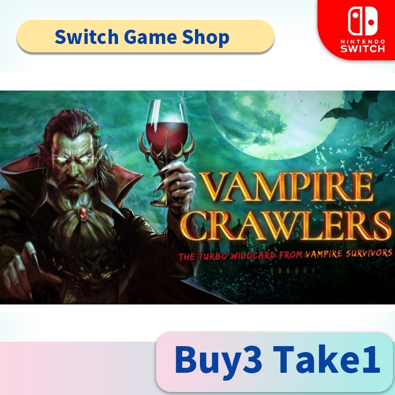 Vampire Crawlers: The Turbo Wildcard from Vampire Survivors Nintendo Switch Game