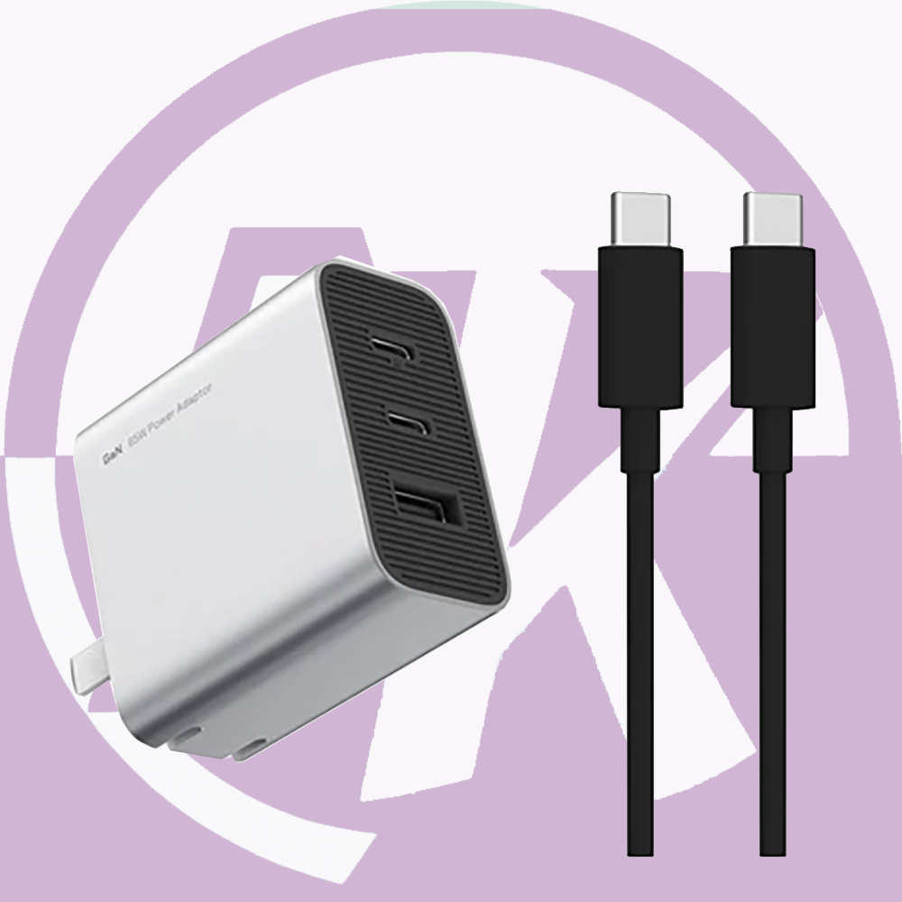 CUKTECH GaN3 65W PD3.0 ชุดชาร์จรวดเร็ว QC สามารถชาร์จได้ถึง 3 อุปกรณ์