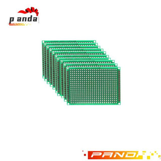 10 ชิ้น 5x7CM FR4 ต้นแบบคู่ด้าน PCB กระป๋องขนมปังสากล 5x7 ซม. 50mmx70mm