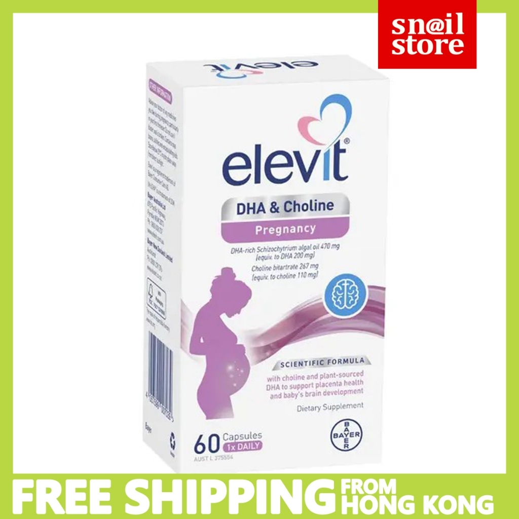Elevit DHA & Choline Pregnancy （EXP 11/2028） 60 Capsules